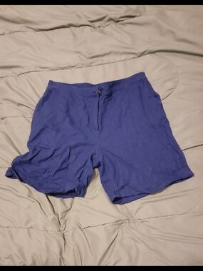 Northern Reflections Navy Blue Linen Blend Womens Medium Comfy Casual Summer Fun